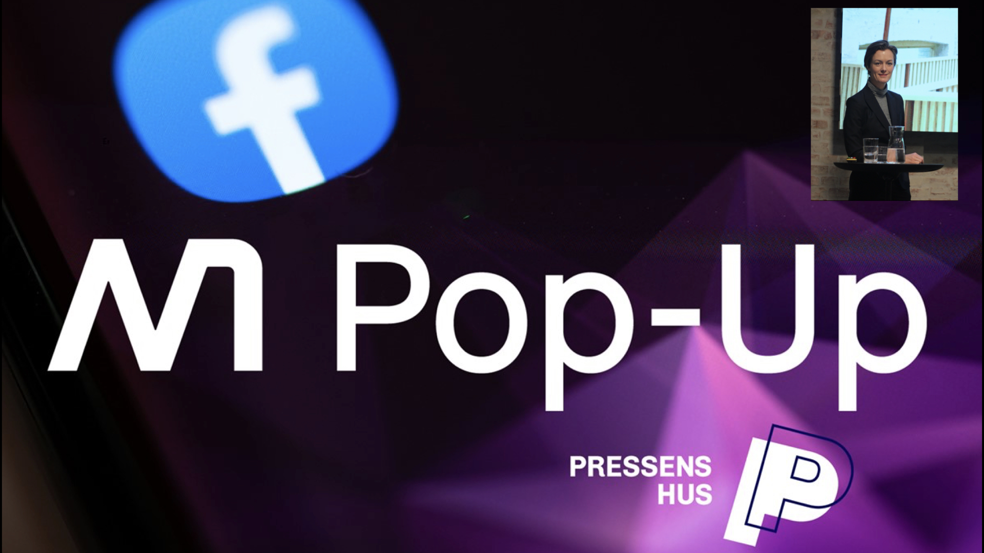 Anette Trettebergstuen og logo for NMD pop-up