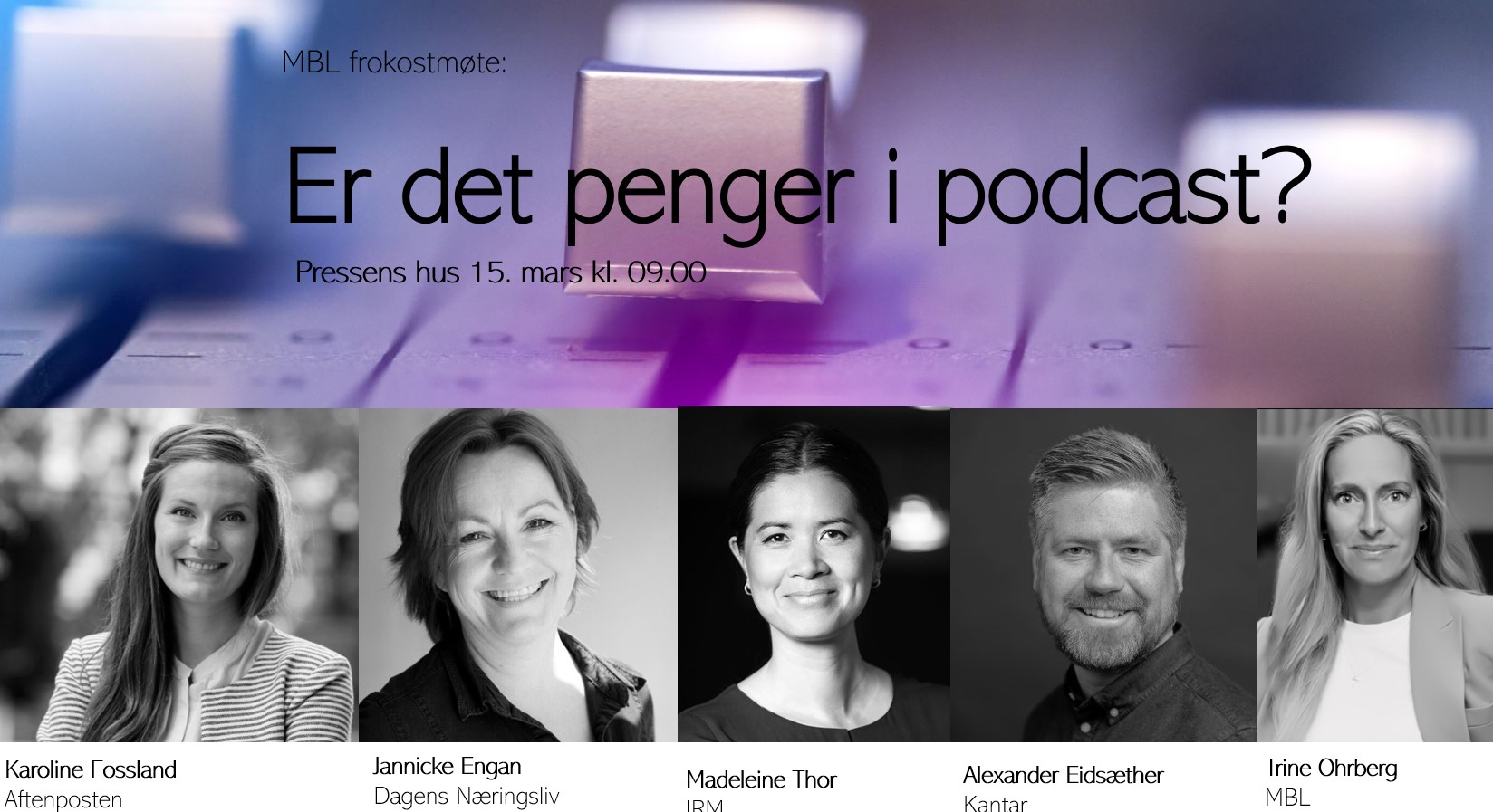 Bildekollasj: Karoline Fossland, Jannicke Engan, Madeleine Thor, Alexander Eidsæther, Trine Ohrberg