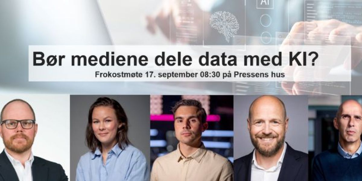 Bør mediene dele data med KI?