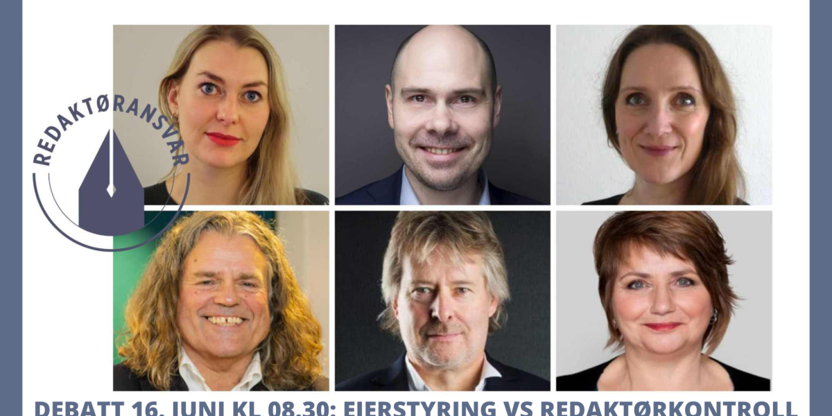 Frokostdebatt om eierstyring og redaktørkontroll