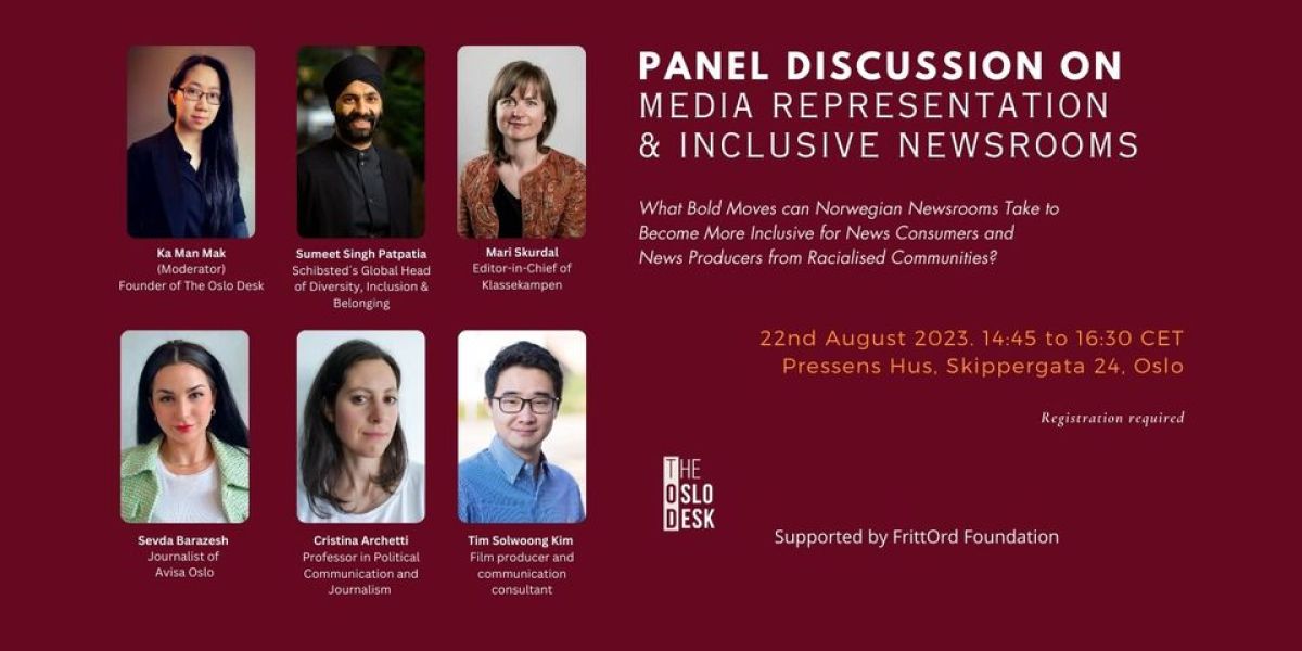 Panel Discussion on Media Representation and Inclusive Newsrooms in Norway